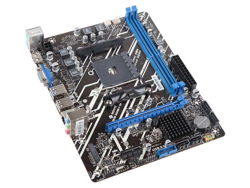 

Soyo KuangLong A320M.2-VH AMD AM4 M.2 Expansion Card or Slot M-ATX Computer PC Motherboard support HDMI+VGA with 2*USB3.