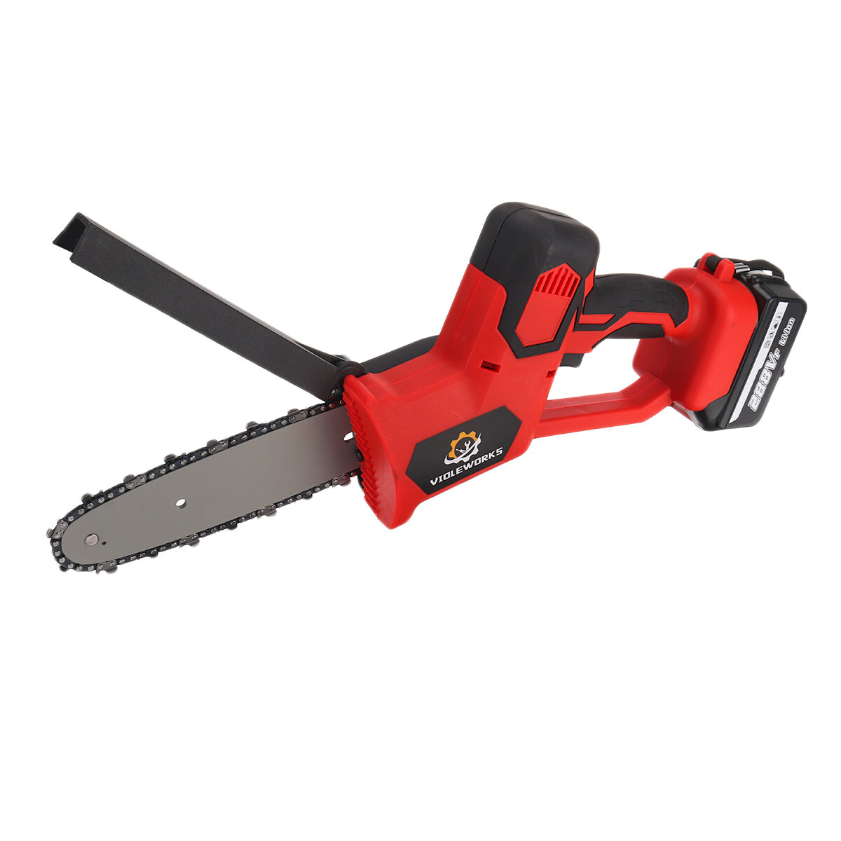 288VF 8Inch Cordless Electric Chainsaws One-Hand Saw Chain Saw Woodworking Tool W/...