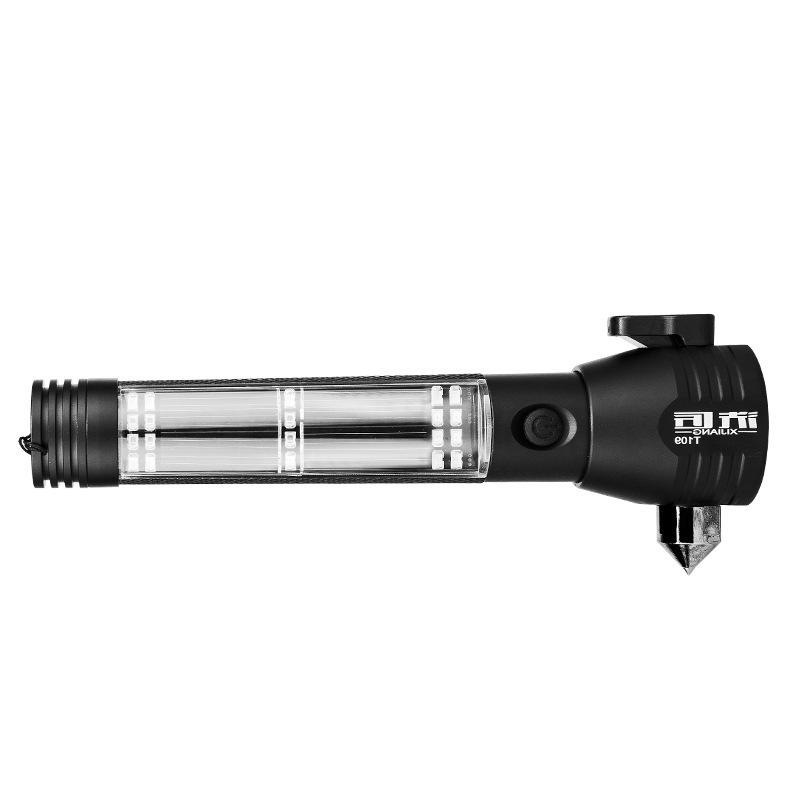 IPRee™ 2 In 1 Multifunctions EDC Safety Hammer Megnetic LED Light Torch 18650 Battery Recharge