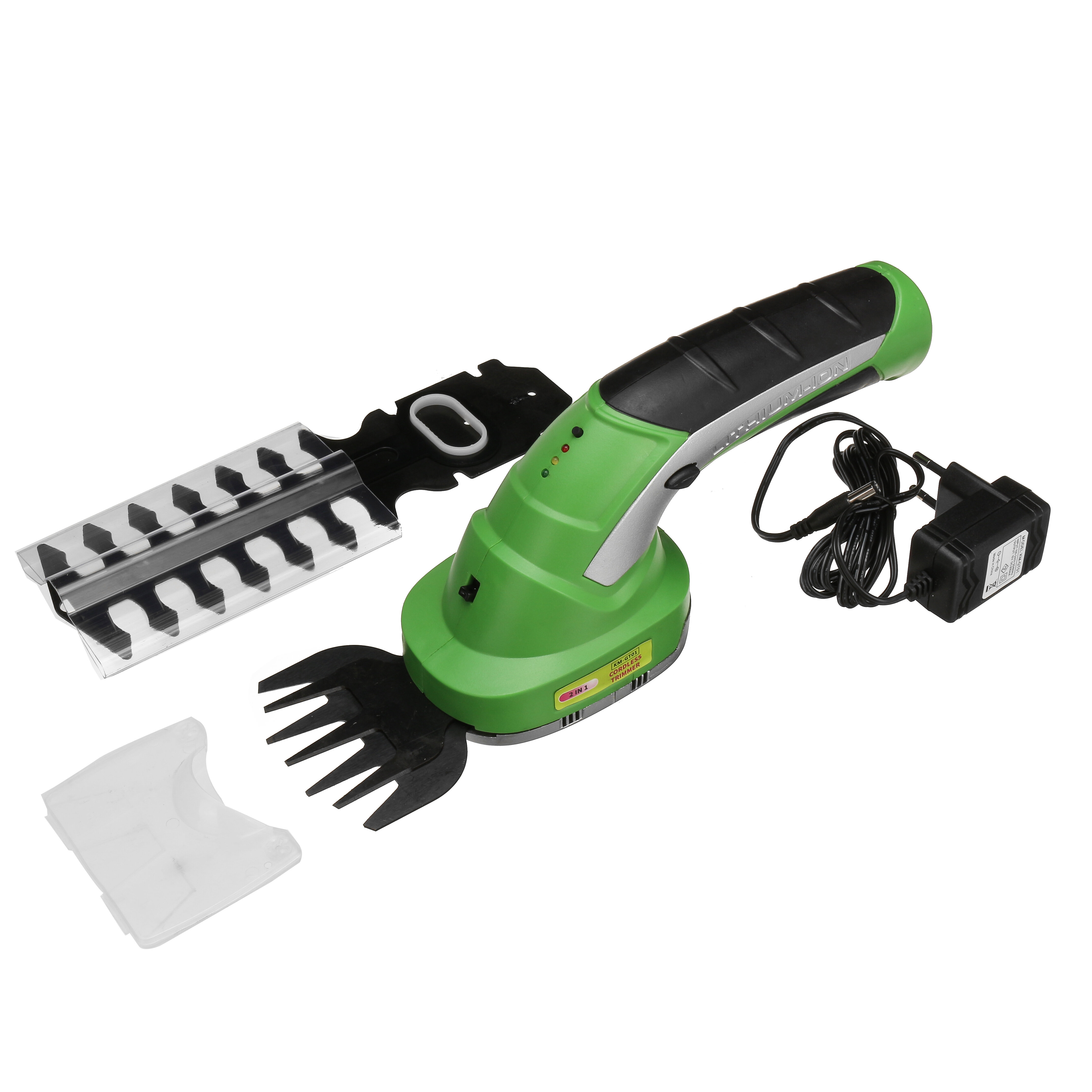 

2 in 1 Cordless Electric Hedge Trimmer Handheld Garden Rechargeable Grass Shear Cutting Tool Lawn Mower