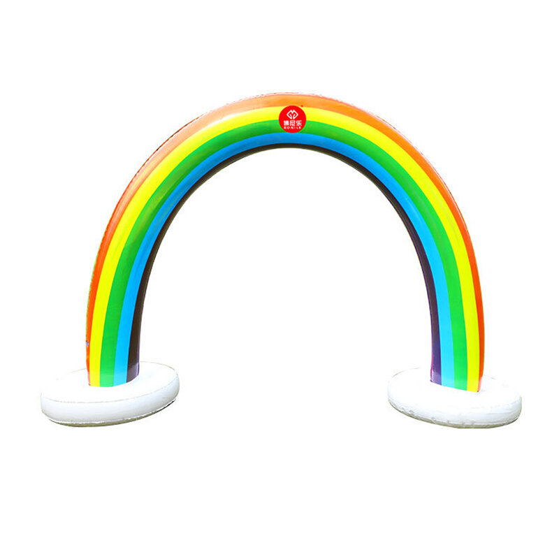 

LYM-19 Inflatable Rainbow Water Sprinkler Outdoor Backyard Spray Water Toys for Kids