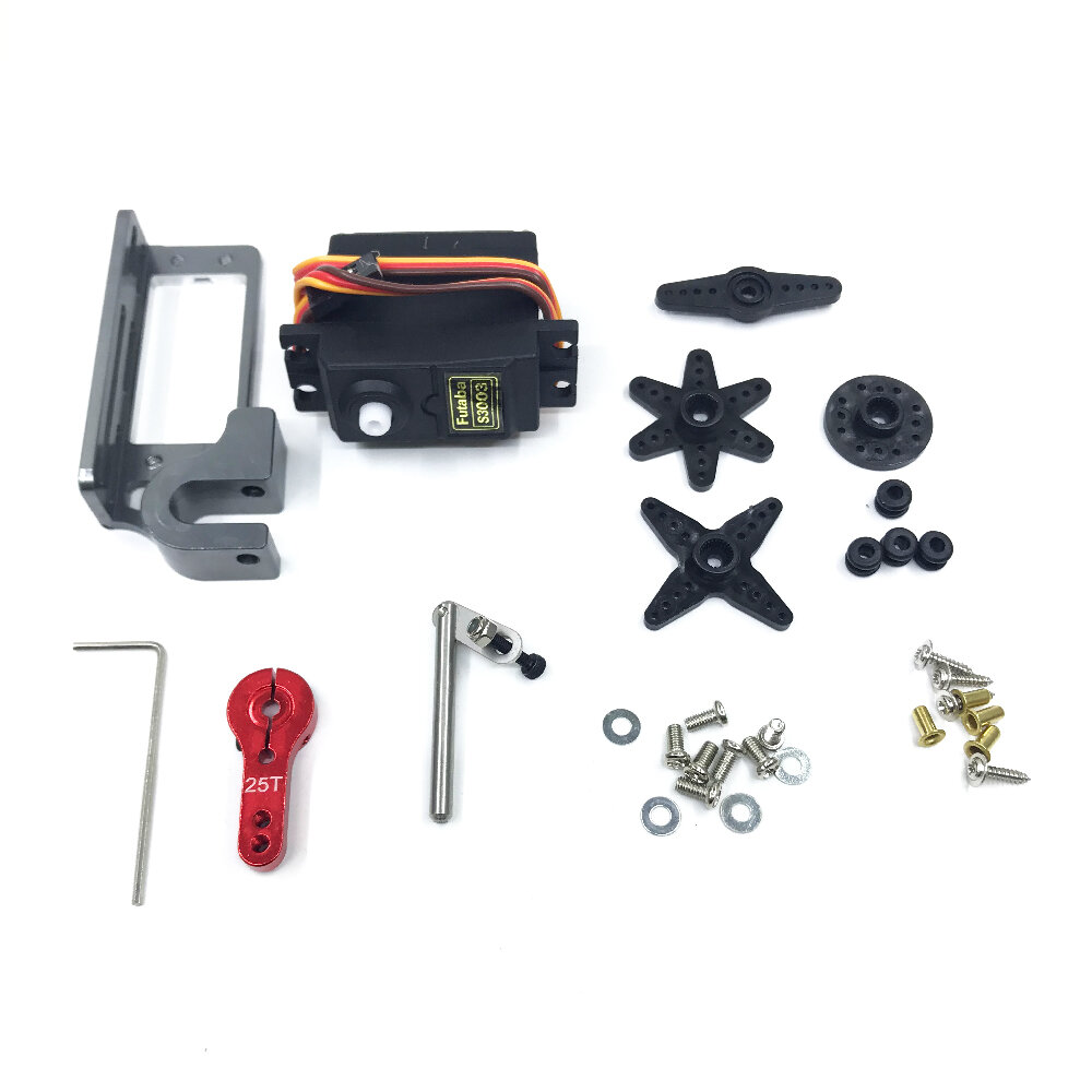 S3003 Servo Throw Device Assembly Metal Dispenser Decoupling Devices Kit+5T Servo Arm for RC Boats Parts