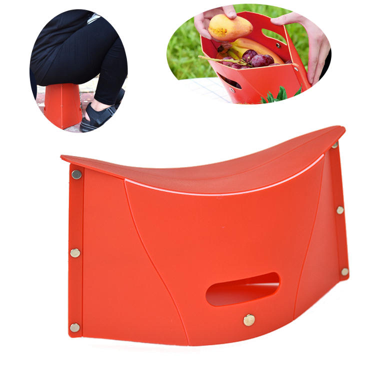 IPRee® ABS Taburete portátil plegable con bolsa de almacenamiento Equipo ultraligero para senderismo y pesca al aire libre