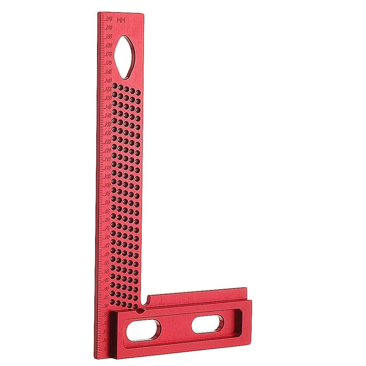 

90 Degree Aluminum Alloy Square Ruler with Metric Scale Height Gauge Right Angle Corner Carpenter Tool Essential Woodwor