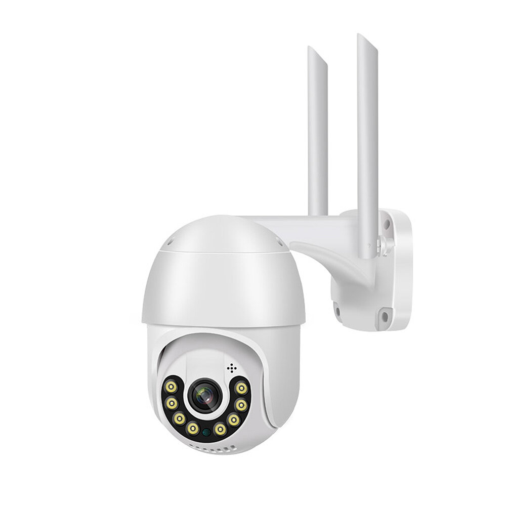 2MP WiFi PTZ IP Camera Outdoor Wireless Surveillance Cam Night Vision Remote Phone APP Control Motion Detection Alarm Tw