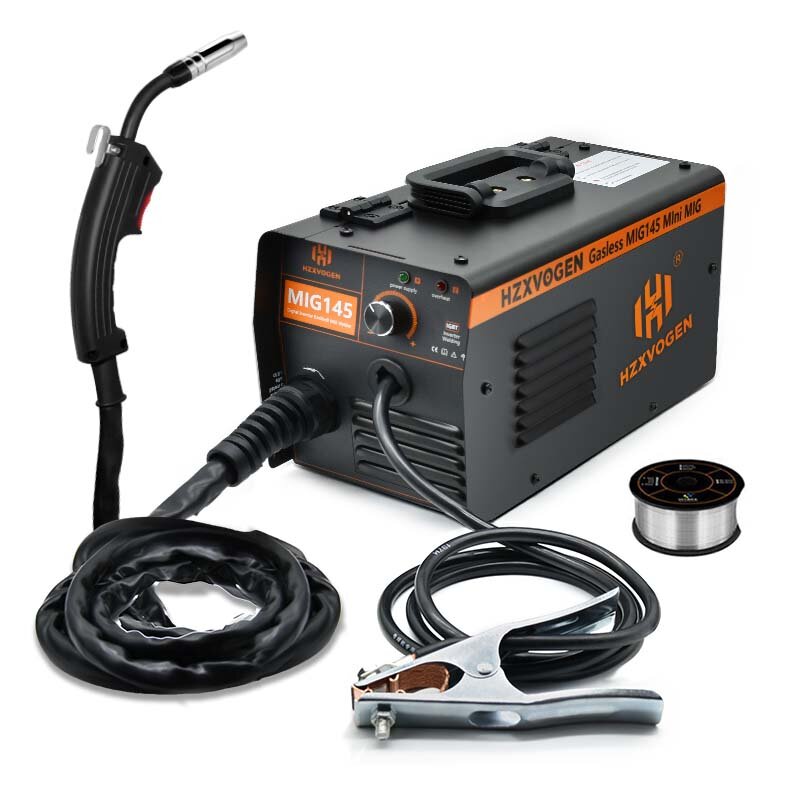 SPARK MIG145 Semi-automatic Non Gas Welding Machine MIG Welder With 1KG Flux Core 0.4-4mm For Gasles