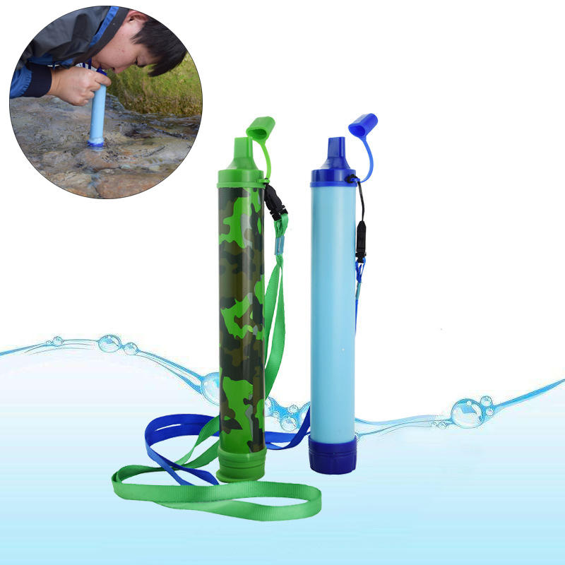 IPRee® Draagbaar Waterfilter Rietje Purifier Cleaner Noodveiligheid Survival Drinkgereedschap Kit