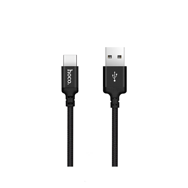 

HOCO X14 2.4A Type C USB 3.0 Зарядный кабель для передачи данных 3,28 фута / 1 м 6,56 фута / 2 м для Mi A2 Pocophone F1