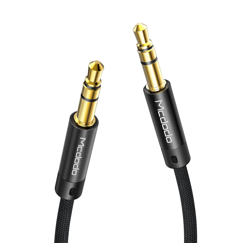Mcdodo CA-6640 Nylon Braided 3.5mm Male To Male Stereo AUX Audio Cable 1.2M for Speaker