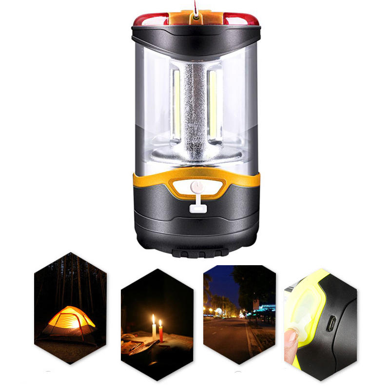 IPRee® Portable COB Camping Lantern 3 tryby USB Akumulatorowa lampka nocna