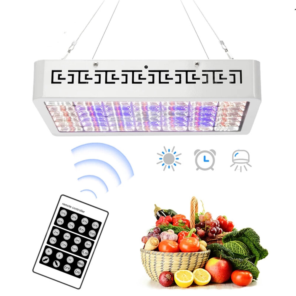 100W In Full Spectrum LED Grow Light Automatic Cycle Timing Lamp Lights Dimmable Indoor Led Grow Lig