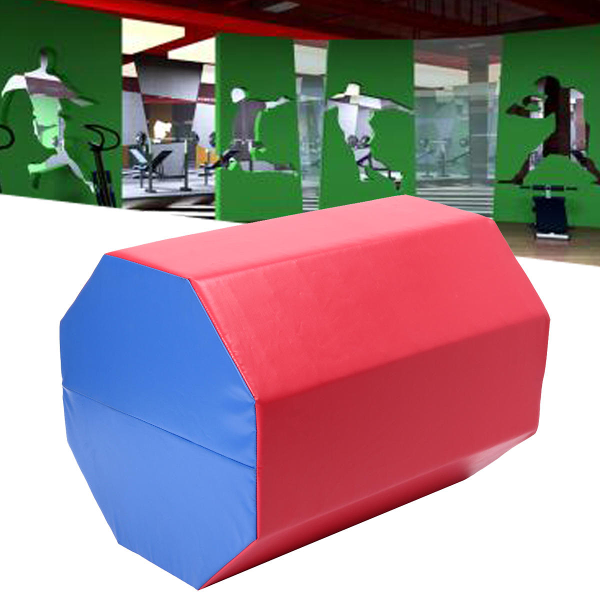 23,6 × 23,6 × 30,3 Zoll achteckigen springen Box überspringen Gymnastik Sport Training Übung Pad Air Track Mat