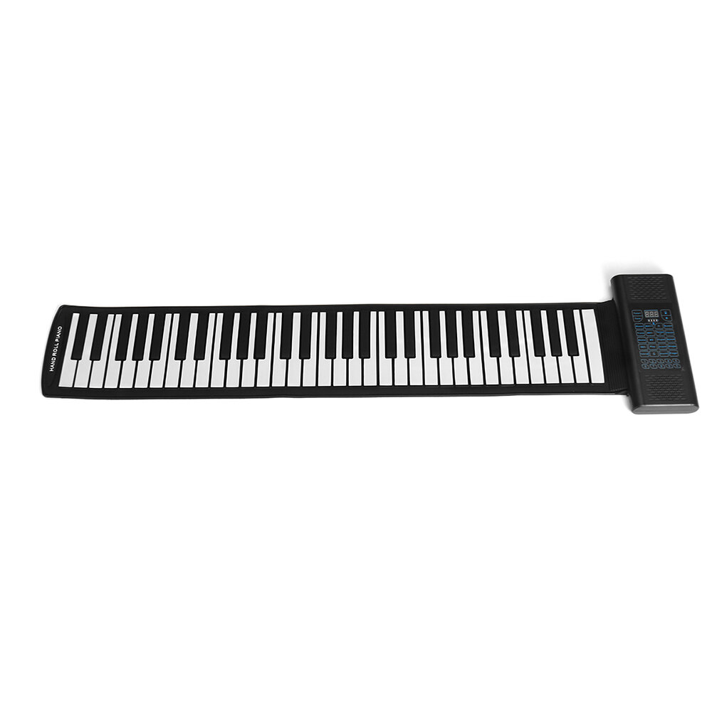 KONIX PS61A Foldable Portable 61 Key Electronic Keyboard Roll Up Piano