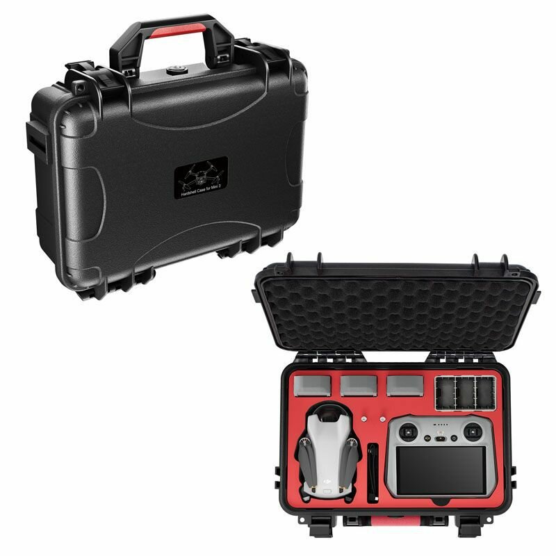 

STARTRC Portable Waterproof Hard Shell Suitcase Storage Bag Handbag Carrying Box Case for DJI Mini 3 / Mini 3 PRO RC Dro