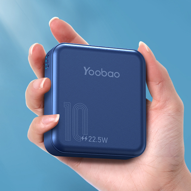 

Yoobao 10000mAh 22.5W 3-Port Fast Charging Power Bank External Battery With 20W USB-C PD / 22.5W QC3.0 USB-A /18W USB-A