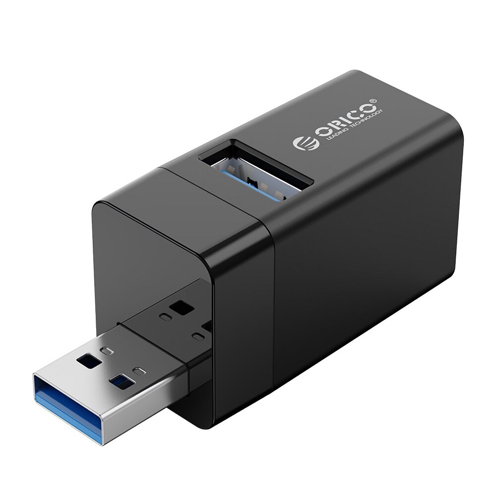 ORICO MINI-U32 Mini 3 in 1 USB 3.0 HUB met USB 3.0 2 * USB 2.0 gegevensoverdracht voor tabletlaptop