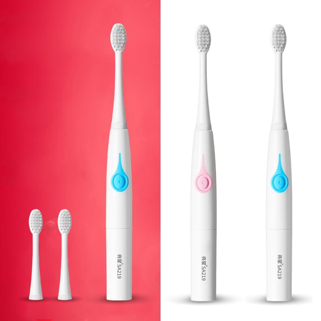 

Lansung SA219 Electric Toothbrush Portable Non-slip AAA Battery Sonic Children Tooth Brush IPX7 Waterproof
