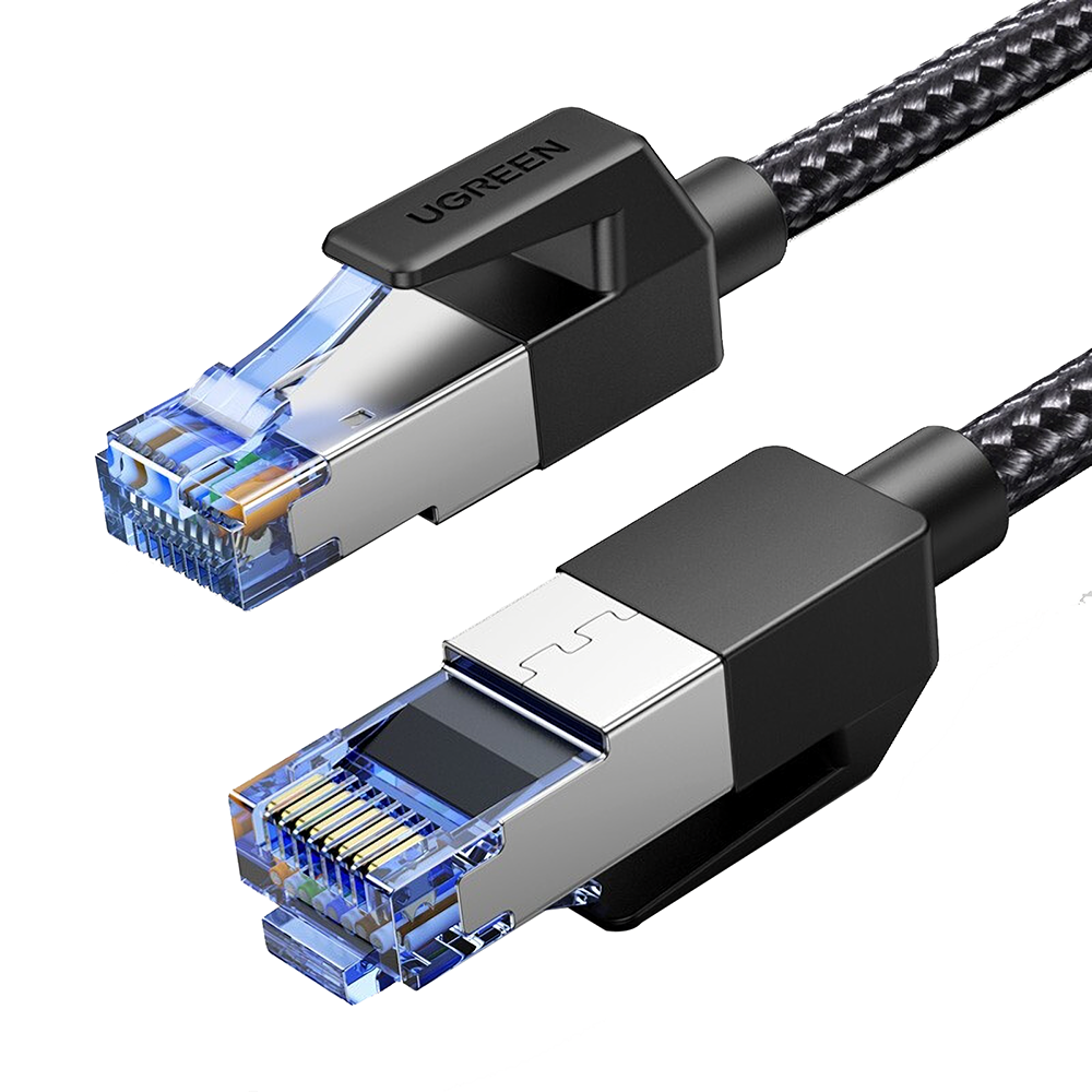 Ugreen 3 m Cat8 10 Gigabit Netwerkkabel Ethernetkabel Hoge Snelheid 25 Gbps 2000 MHz Netwerk LAN RJ4