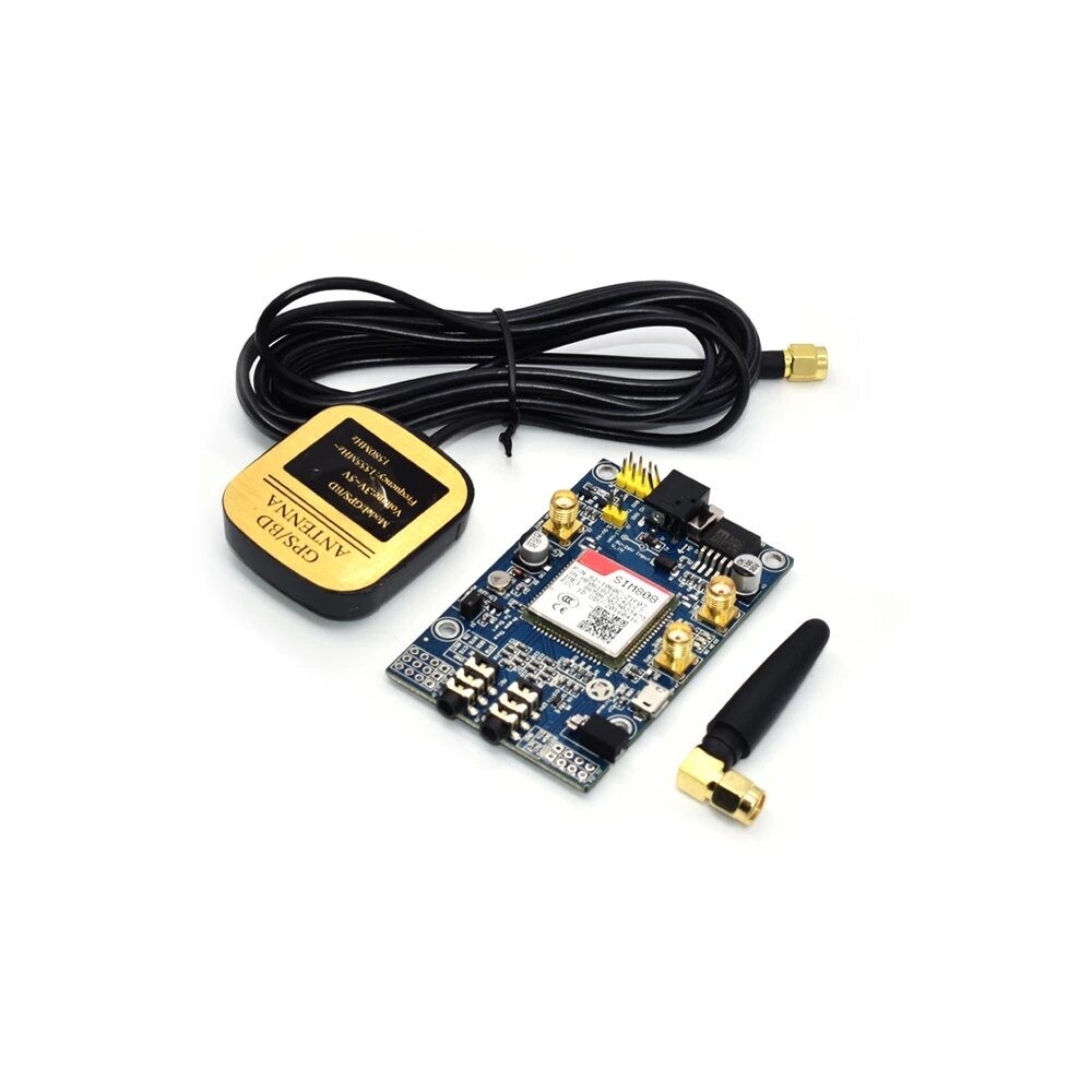 SIM808 Module GSM GPRS GPS Development Board IPX SMA met GPS Antenne voor Arduin0 Raspberry Pi Onder
