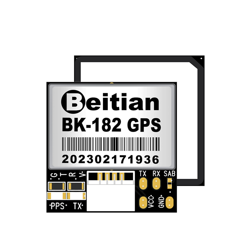 Beitian BK-182 GPS Module With Antenna NMEA UBX Dual Protocol M9140 Chip Ultra-low Power Drone UAV GNSS Receiver Module
