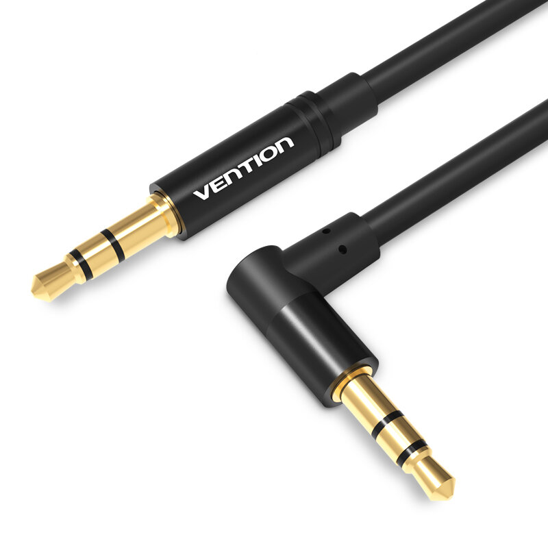 Vention 3.5mm jack audiokabel 3.5 mannelijk naar mannelijk kabel Audio 90 graden haakse AUX-kabel vo
