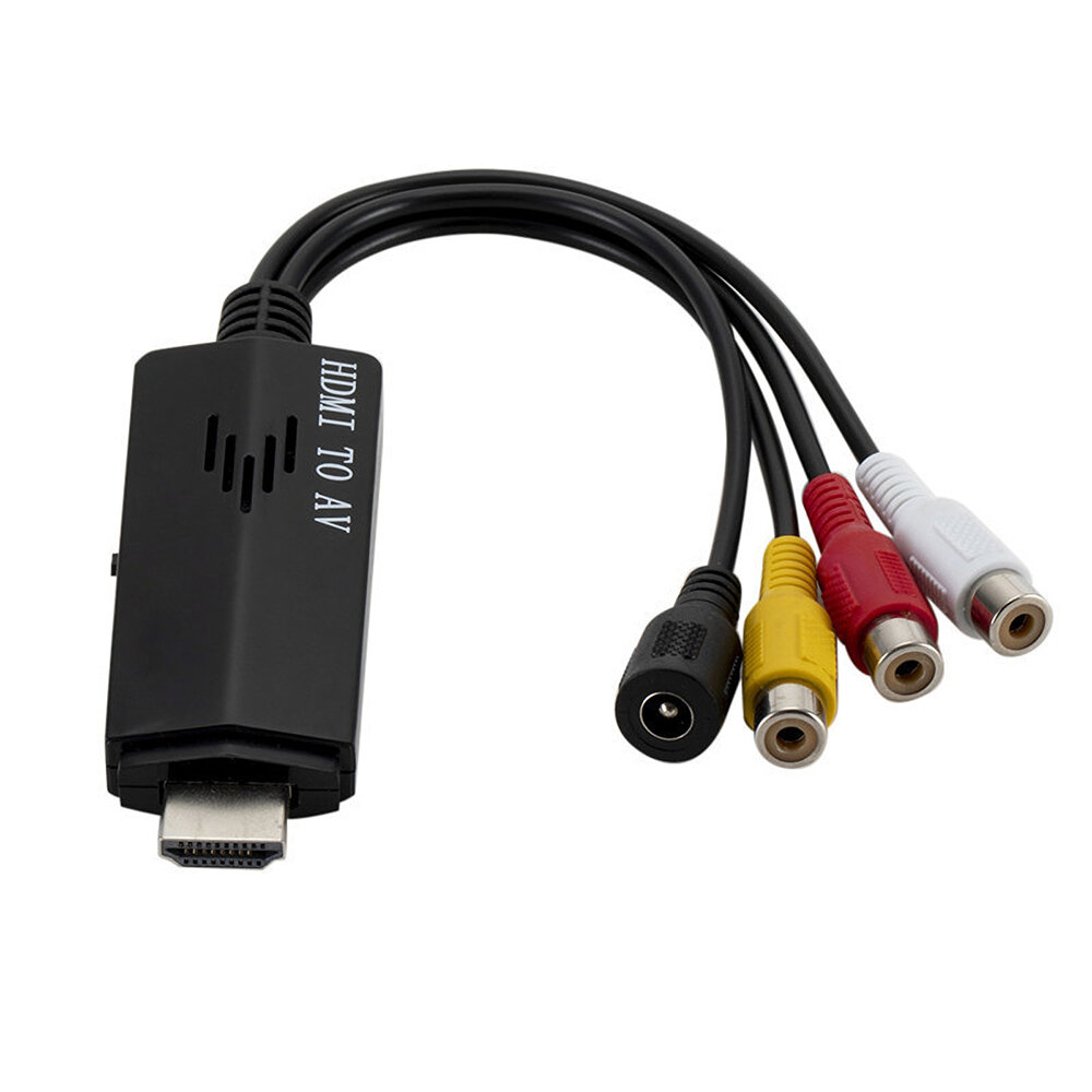 GRWIBEOU HDMI to AV HD Converte rConnector 1080P HDMI to RCA Conversion Cable