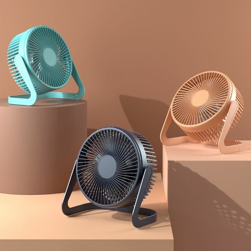 8 Inches 360? Rotate USB Desk Fan 2 Speeds Air Cooling Fan for Home Office Desktop Car Outdoor Trave