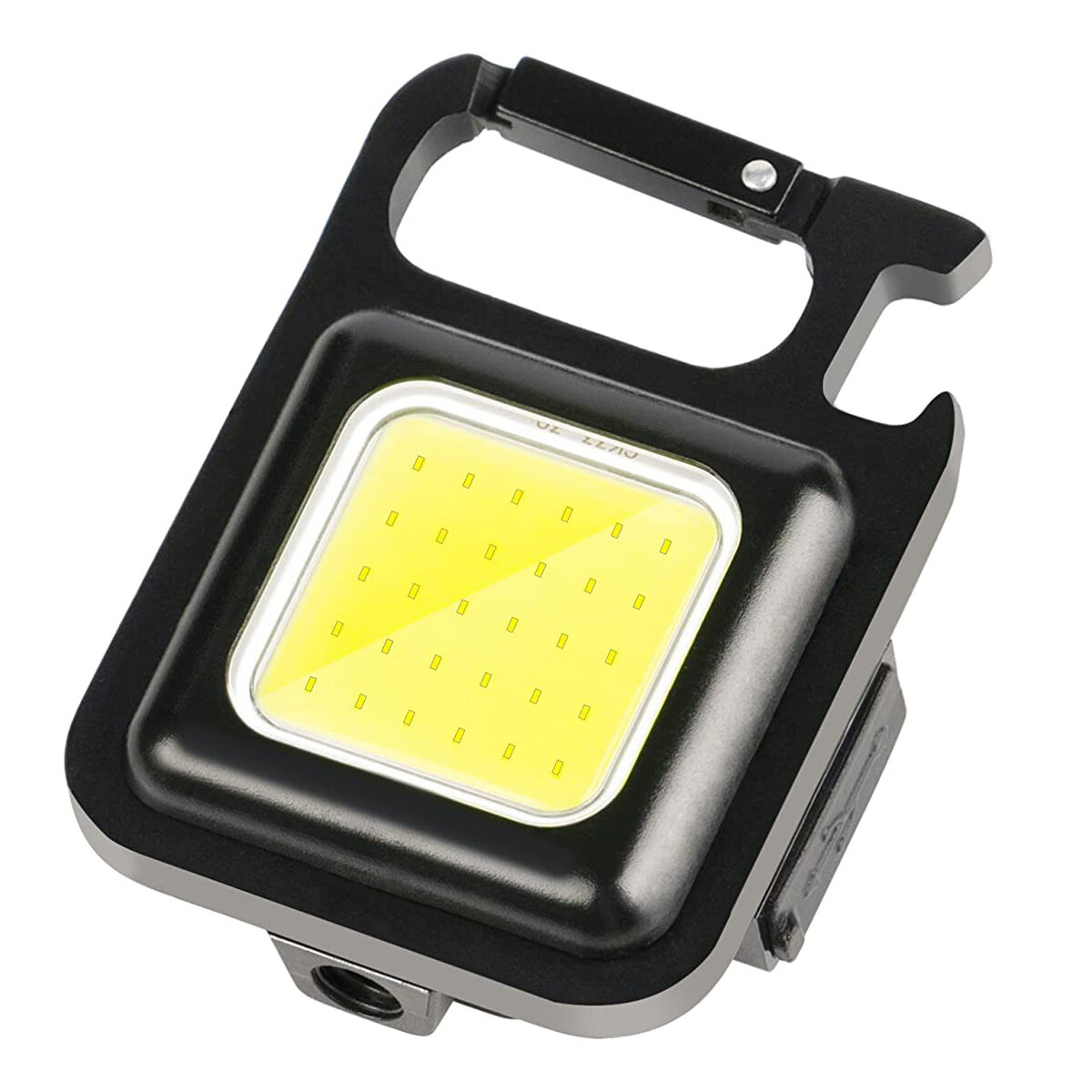 Bg _ USB Aufladbar LED Licht Taschenlampe Lampe Mini Taschen Schlüsselring 