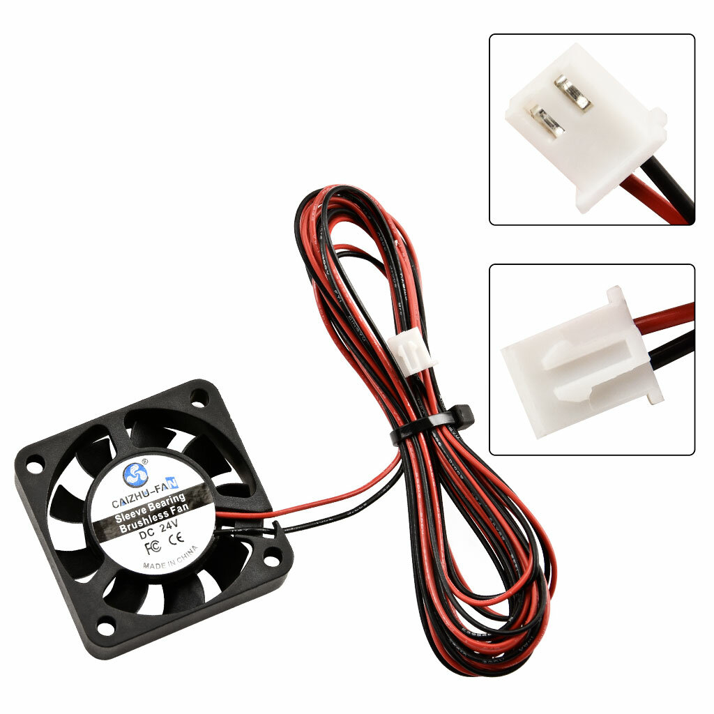 VORON Trident 4010 HydraulicBearing Cooling Fan 24v cord length 2.2m for 3D Printer Accessories
