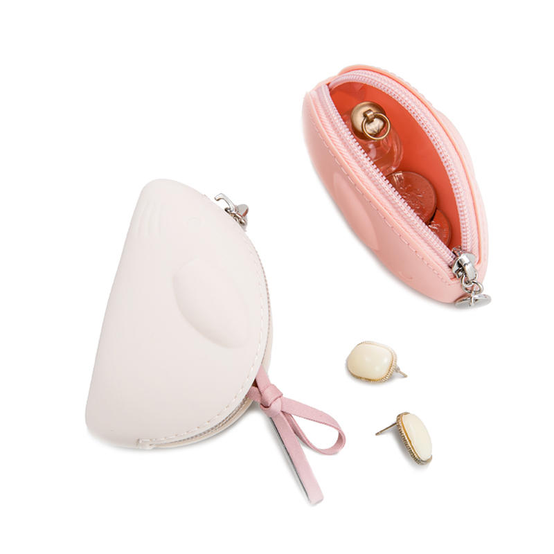 Jordan&judy Silicone Coin Change Purse Cute Pocket Wallet Storage Bag Pouch Holder Outdoor Travel