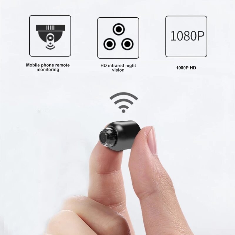 HD 1080P Mini Camera Wireless Wifi Security Cam Night Vision Motion Detection 