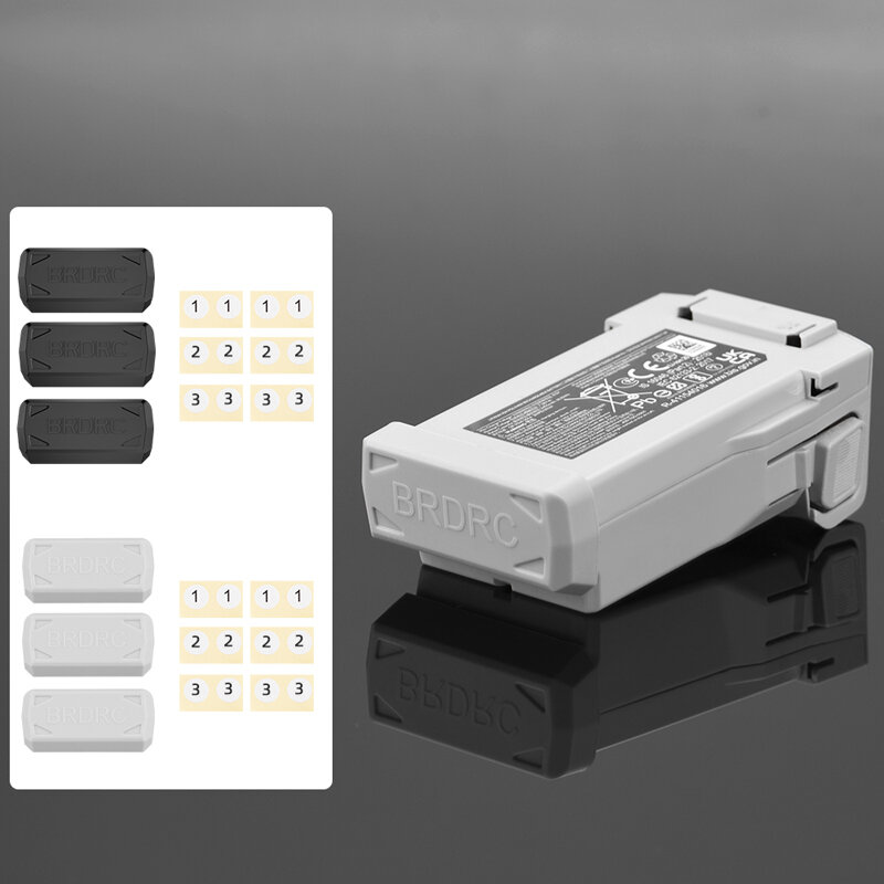 BRDRC Batterij Stof Plug Poort Opladen Cover Protector Stofdicht Cap 3 Stks voor DJI Mini 3 PRO RC D