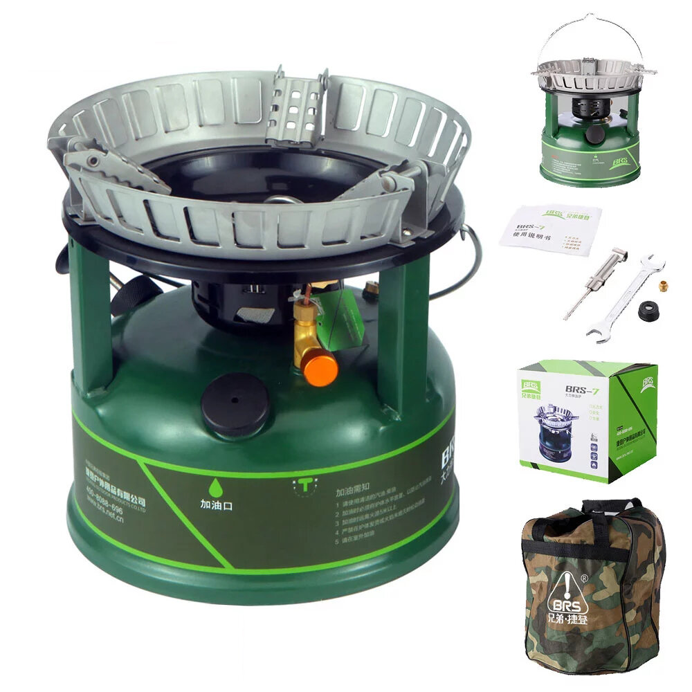 

BRS-7 9800W Gasoline Stove Outdoor Cooking Stoves Powerful Fire Cookware Oil-Burning Boiler For Hiking Camping Equipment