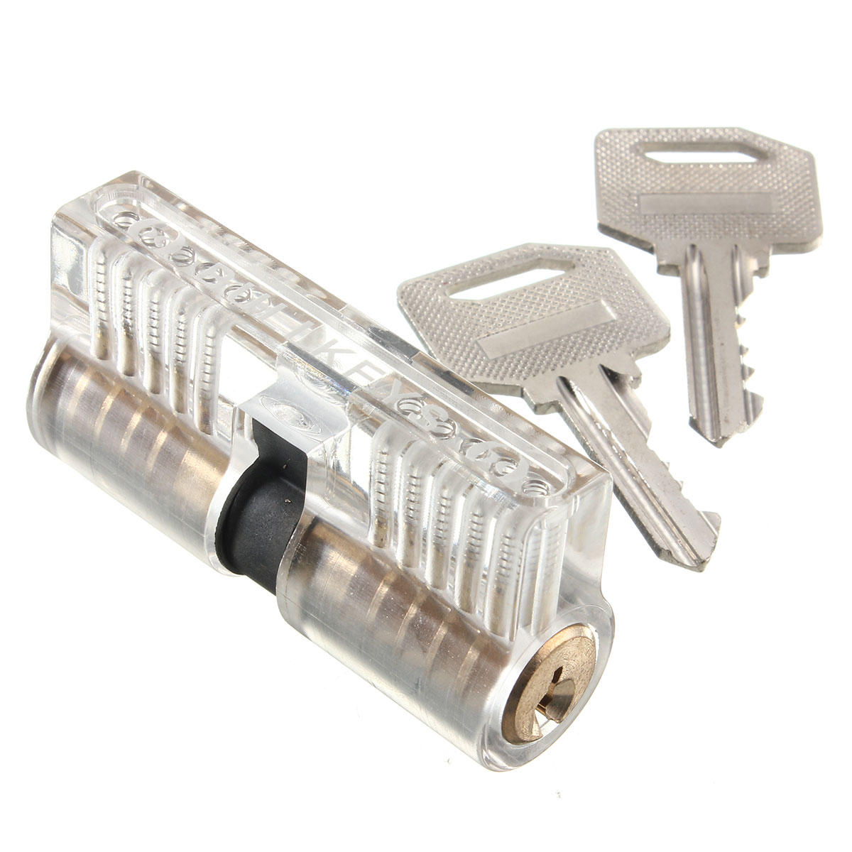 Pick Inside Padlock Transparent Lock Lock Picks Tools for Locksmith Practice Training Key Copper