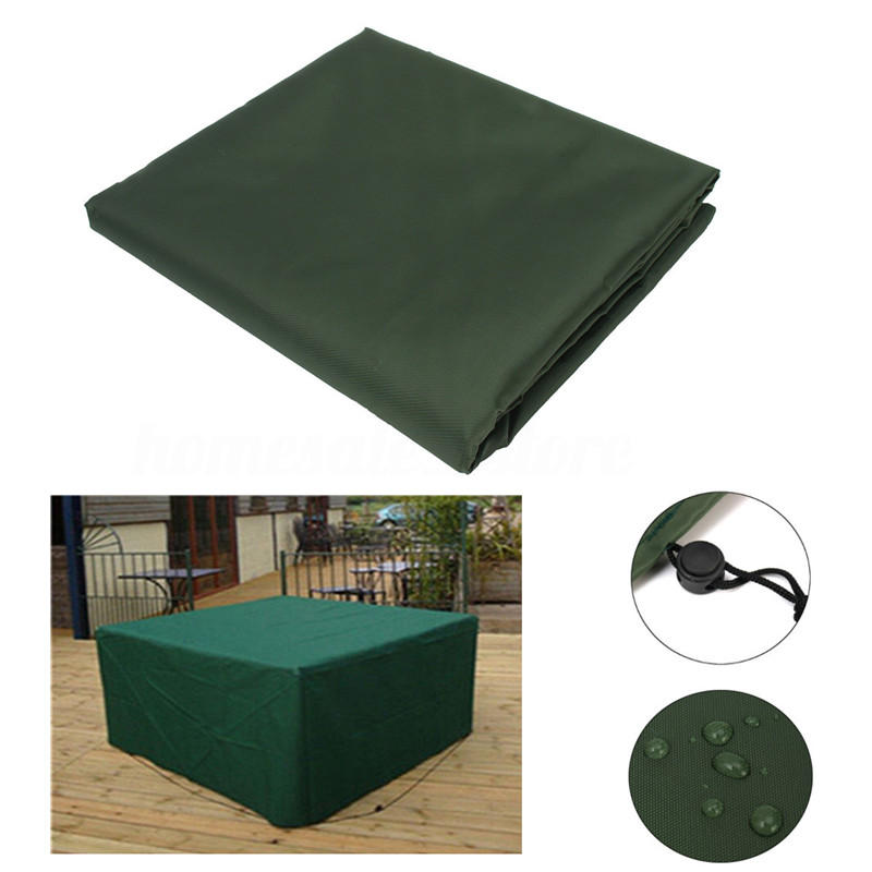 PRee® Copertura in poliestere impermeabile per mobili da esterno a 8 posti per tavolo e sedie di dimensioni 196x114x71cm