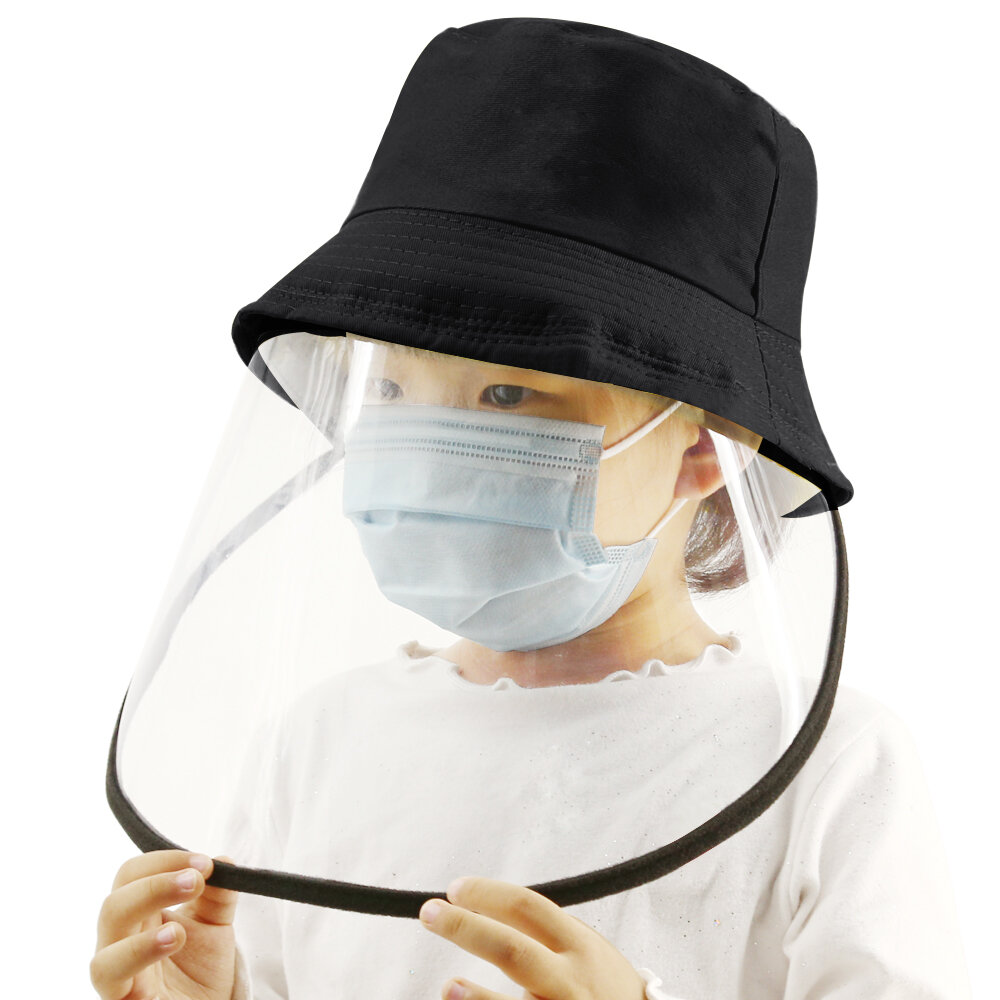 PULUZ PU471 Kinder Hut Gesichtsschutzschutzmaske Winddicht Staubdichter Antischaum Abnehmbar für Kinder