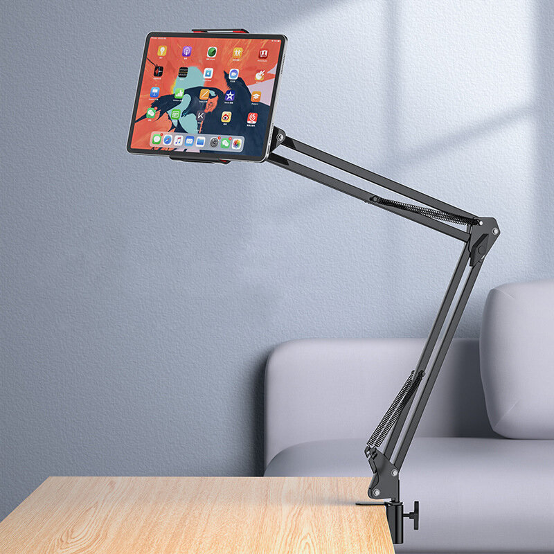 

Bakeey Desktop Bed Table Kitchen Flexible Lazy Long Arm Stretchable Phone Holder Tablet Stand 360 Degree Rotation For 4.