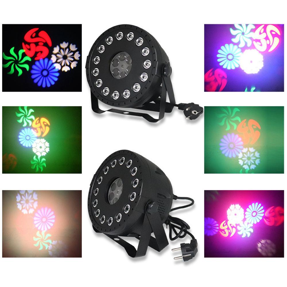 

30W RGB Stage Light Дистанционный Управление звуком 15 LED Пар Лампа для клуба DJ Party Disco Свадебное Рождество AC90-2