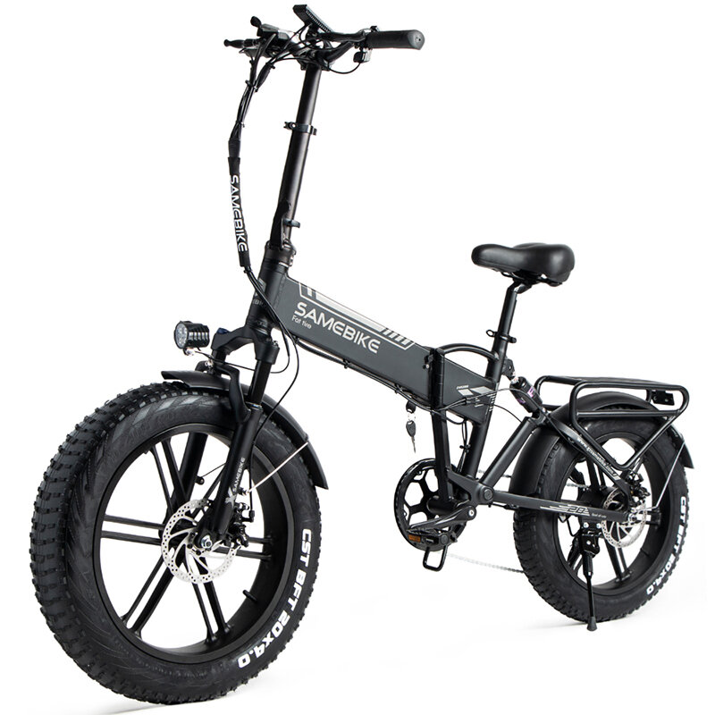 [EU Direct] SAMEBIKE XWLX09 10Ah 48V 500W 20 Inches Moped Electric Bike Smart Folding Bike 80-90km Mileage Max Load 150-