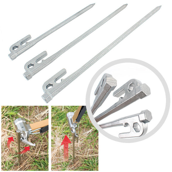 20CM 25CM 30CM Professional Outdoor   Steel Tent Nail Hiking Equipment 