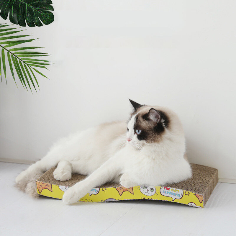 Cat Scraper Wearable Toy Cat Scratcher Cardboard Scraper for Cats Katten Scratch Board Scratching Post Claw Grinder Pet
