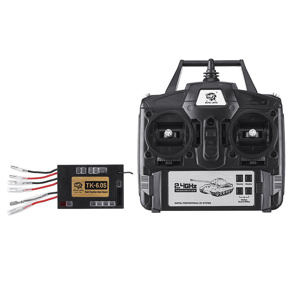 7.0S Function Mainboard +2.4G Transmitter Remote Control System Set for Heng Long 1/16 Rc Car Tank Model