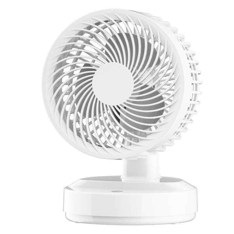 

Mini Desktop Fan 3D Circulation USB Air Cooler 3 Gear Wind Speed 4000mAh Battery Life Low Noise for Home Office
