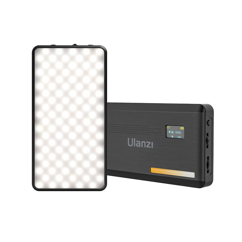 Ulanzi VL200 Bi-Color 2500k-9000k LED Video Licht Vullen Lemp Met Balhoofd Soft Verdeler voor Vlog M