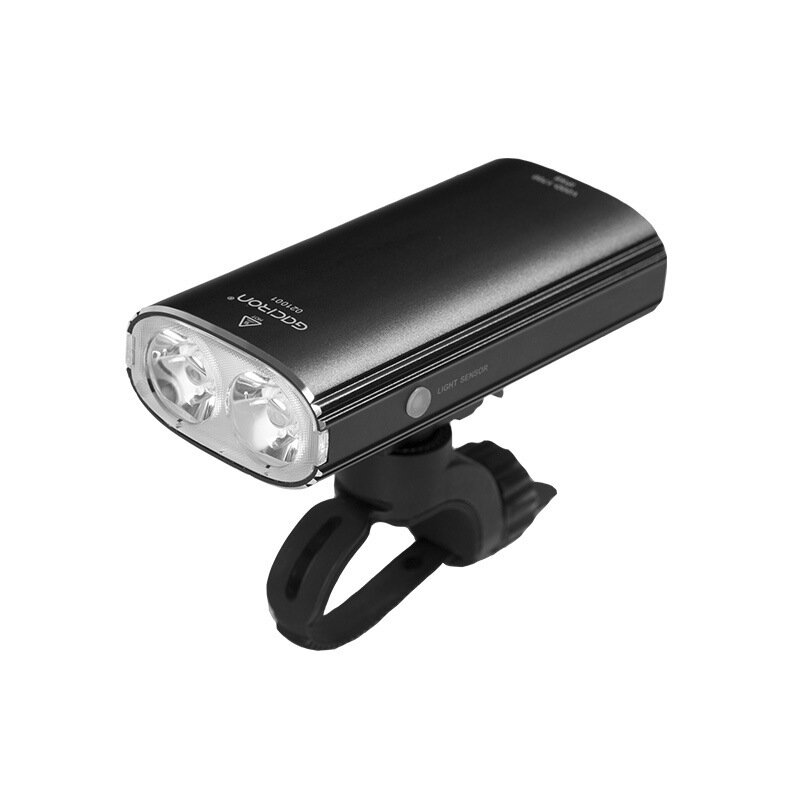 GACIRON V20D-1700 1600Lm Bike Headlight 2-in-1 Mount Holder Bicycle Flashlight 5 Modes Adjustable USB Charging 5000mAh C