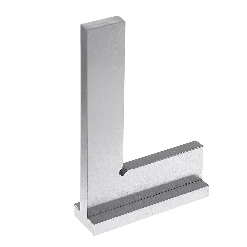 

Drillpro Machinist Square 90º Right Angle Engineer Carpenter Square with Seat Precision Ground Steel Hardened Angle Rule