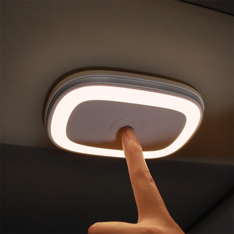 

Baseus Magnetic Авто Лампа для чтения LED Авто потолок на крыше Лампа Перезаряжаемый Авто Окружающий свет для аварийного