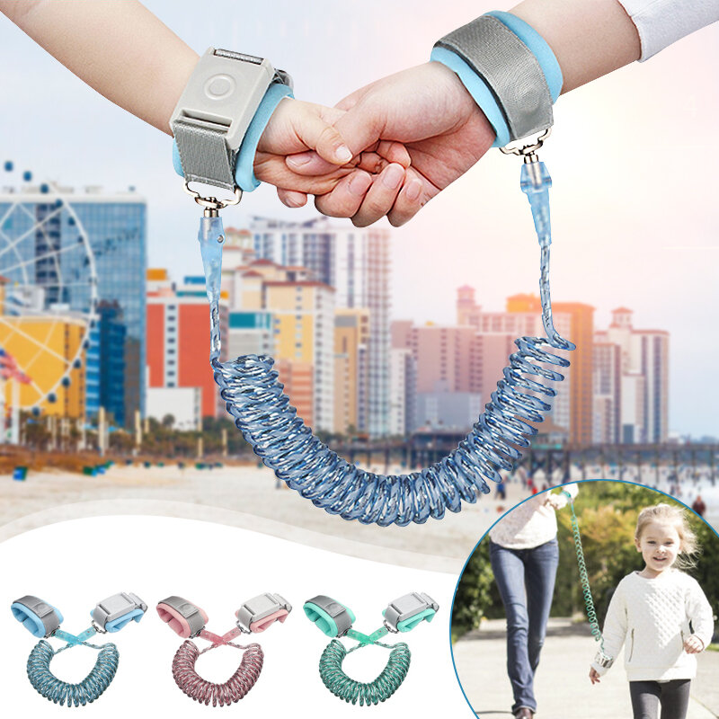 

Child Anti Lost Wrist 1.5/2/2.5M Strap Rope Toddler Leash Magnetic Safety Outdoor Walking Hand Belt Band Anti-lost Wrist