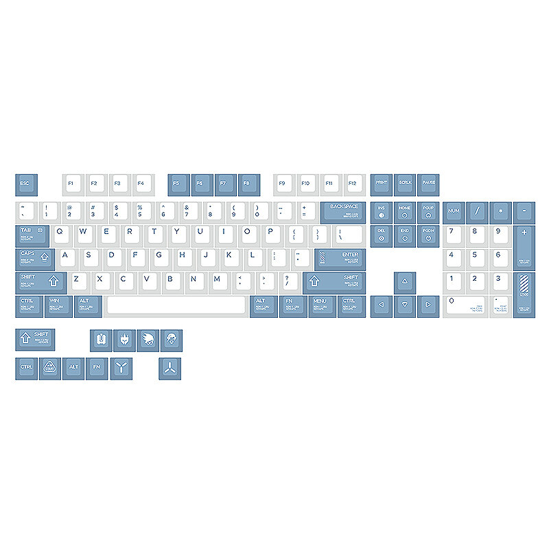 

115 Keys Science Theme Keycap Set Cherry Profile PBT Sublimation Key Caps Kit for 61/64/68/71/84/87/98/104 Keyboard