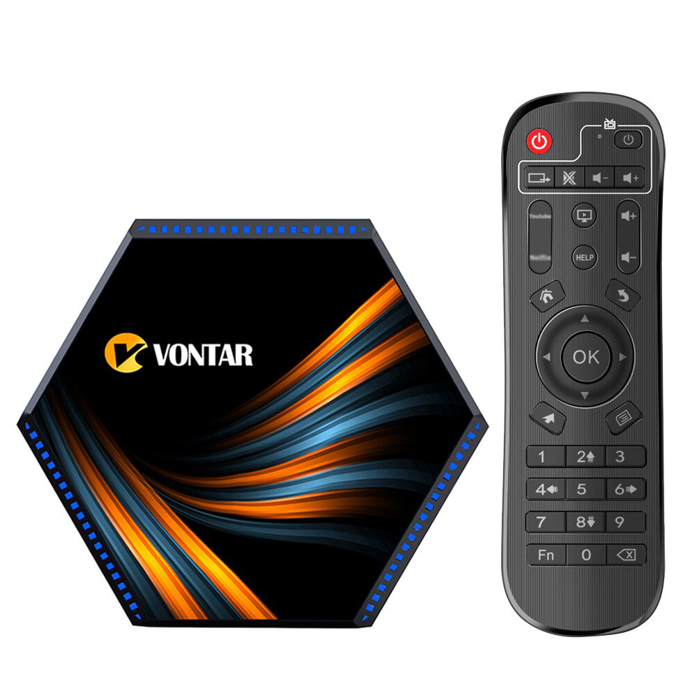 VONTAR KK MAX DDR4 8GB RAM eMMC 128GB ROM 5G WiFi bluetooth 4.1 Android 11.0 4K 8K Smart TV Box 1000M LAN Network Set-top Box
